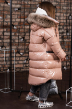 Пальто для девочки GnK ЗС-881 превью фото