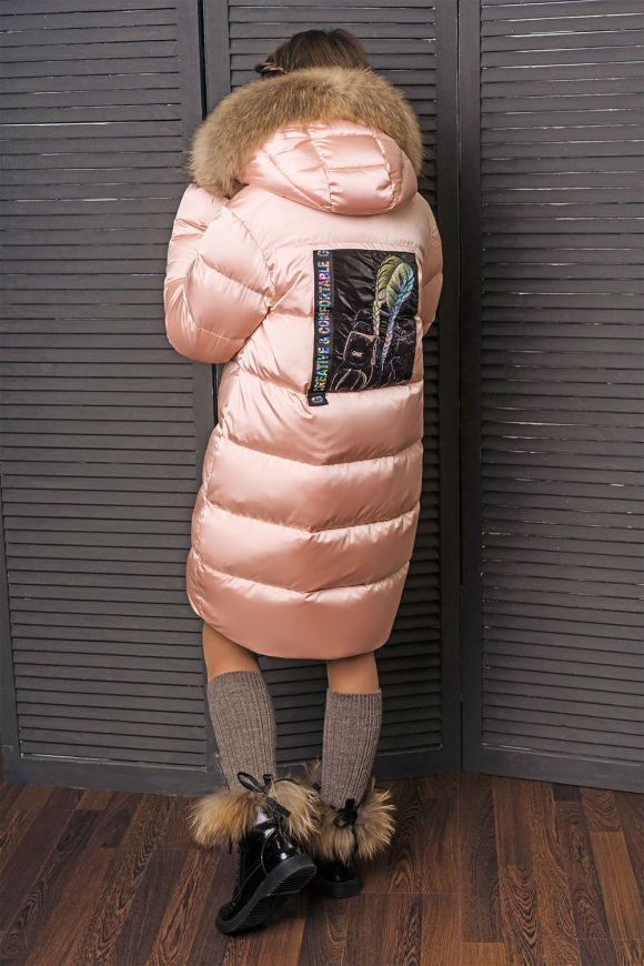 Пальто для девочки GnK З-825 фото